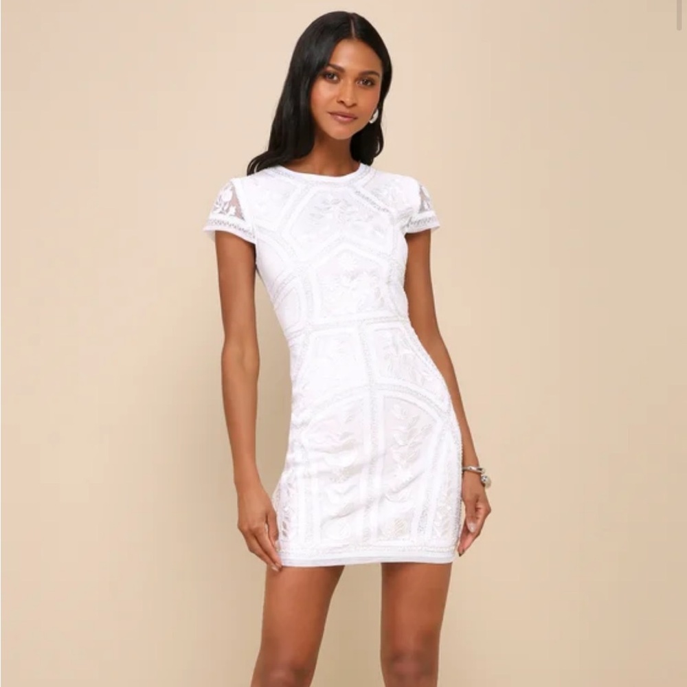 Lulu's White Mini Dress
